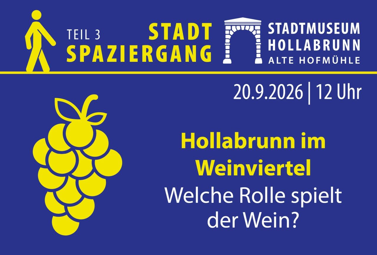 Plakat zum Stadtspaziergang